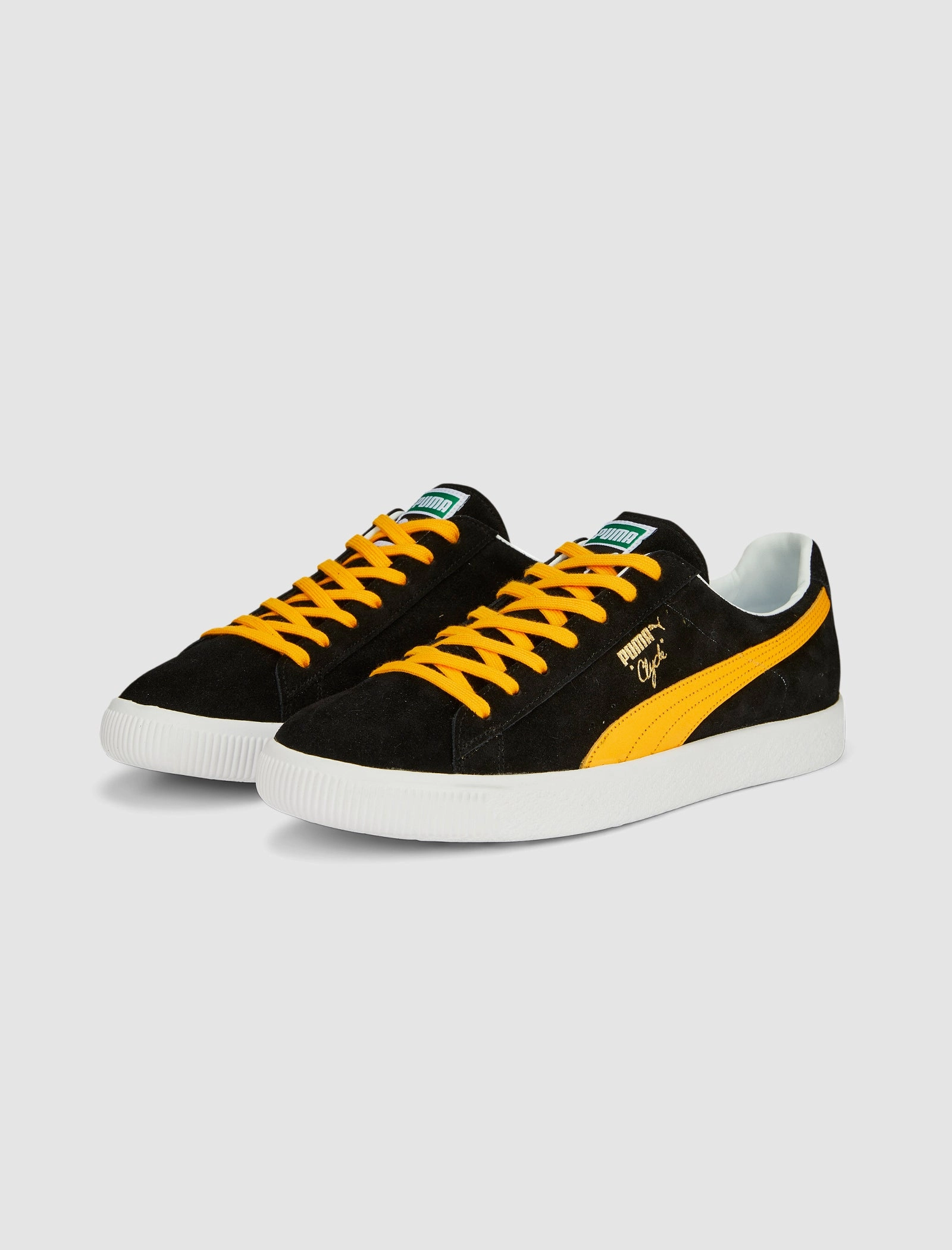 CLYDE CLYDEZILLA MADE IN JAPAN "BLACK/YELLOW" Breathable Daily Trainers