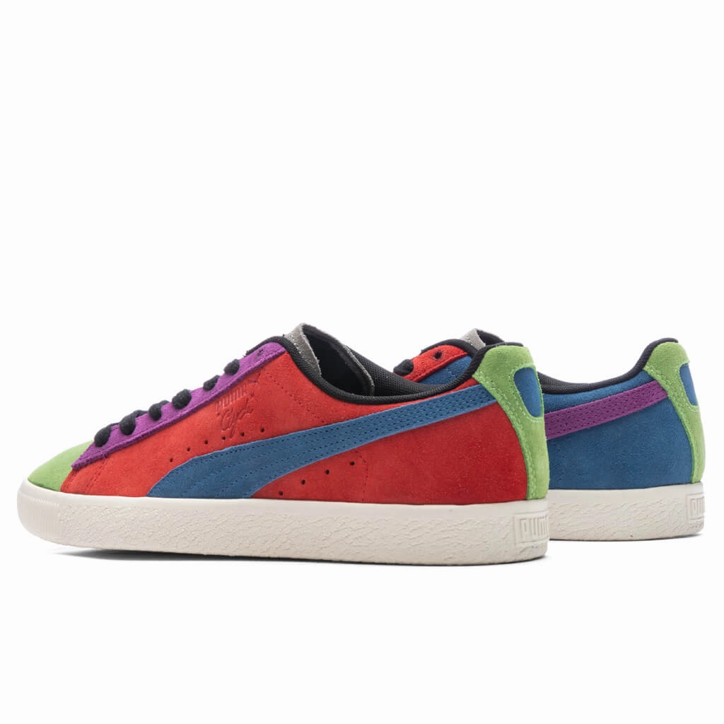 Clyde Culture - White Puma Suede Street Sneakers
