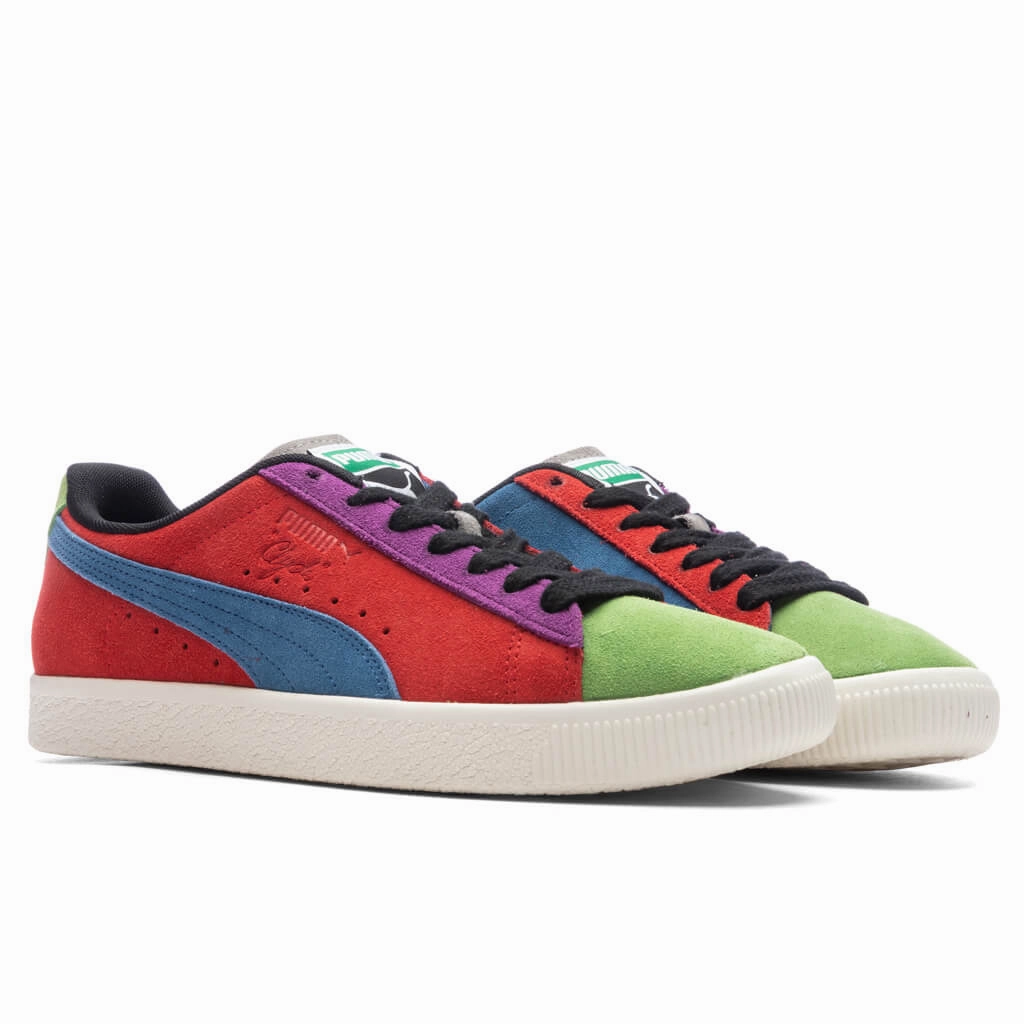 Clyde Culture - White Puma Suede Street Sneakers