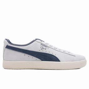 Clyde OG - Grey Puma shoes with suede and modern shape
