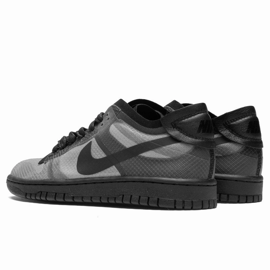 Comme Des Garcons x Women's Dunk - Black/Clear Nike Classic Sports Sneakers