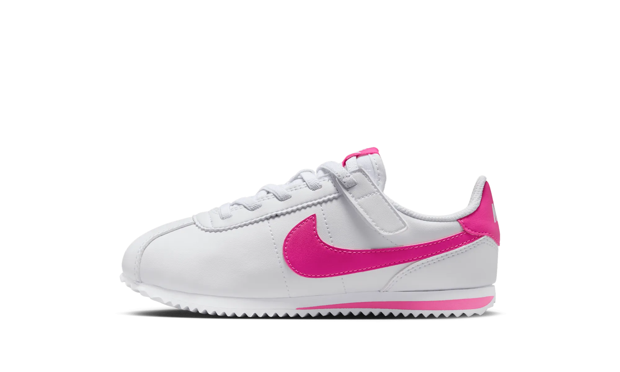 Cortez EasyOn PS "White Laser Fuchsia" Nike Pre School shoes