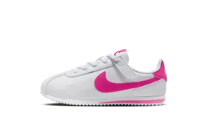Cortez EasyOn PS "White Laser Fuchsia" Nike Pre School shoes
