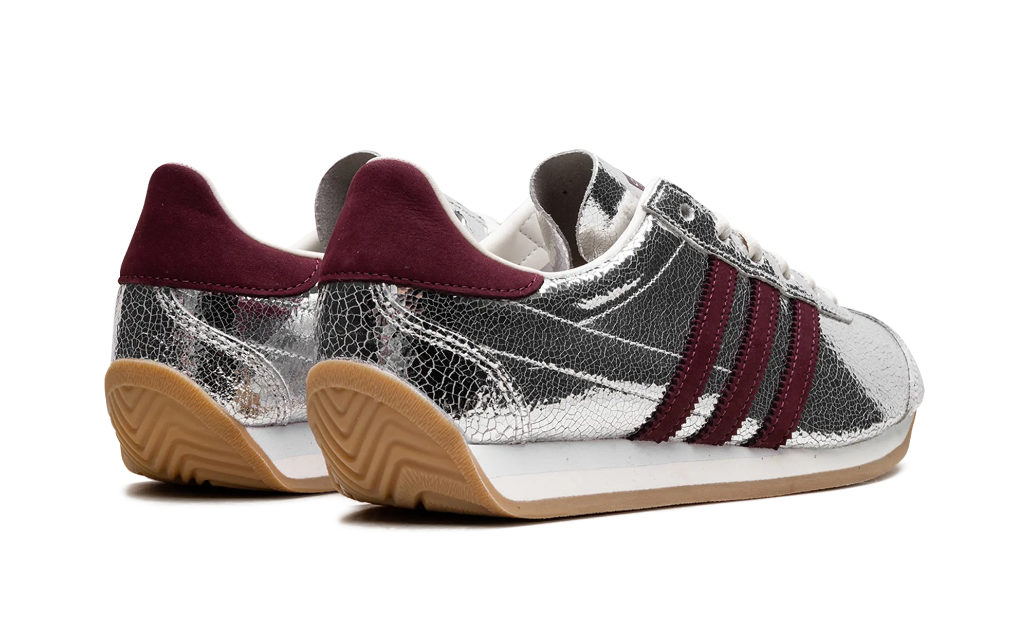 Country OG WMNS "Silver Metallic Maroon" adidas stylish womens sneakers