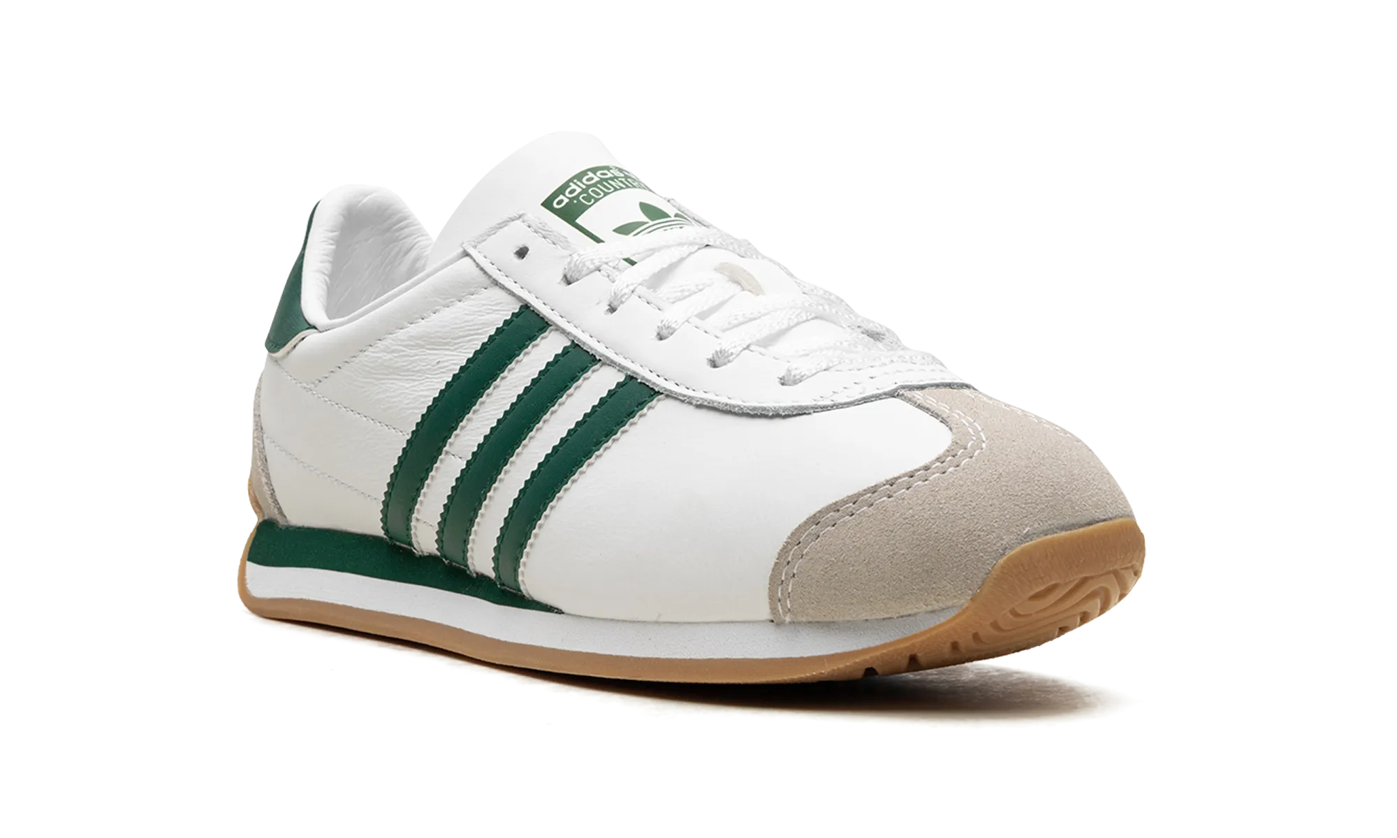 Country "White/Green" adidas mesh sneakers for men