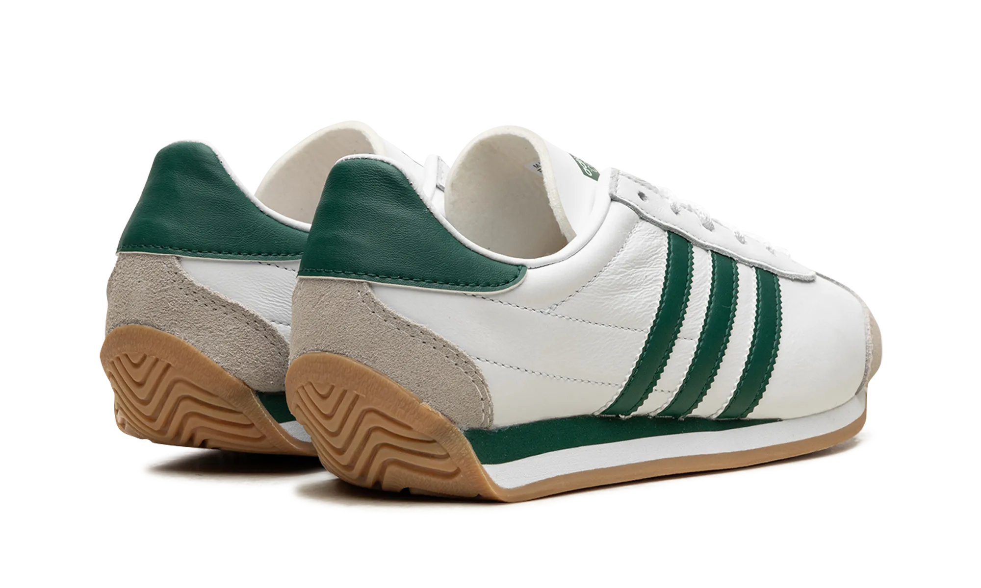 Country "White/Green" adidas mesh sneakers for men