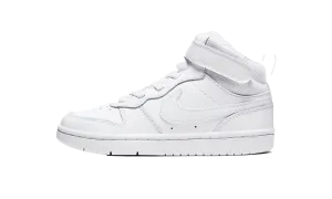 Court Borough Mid 2 PS "Triple White" Nike Pre School shoes