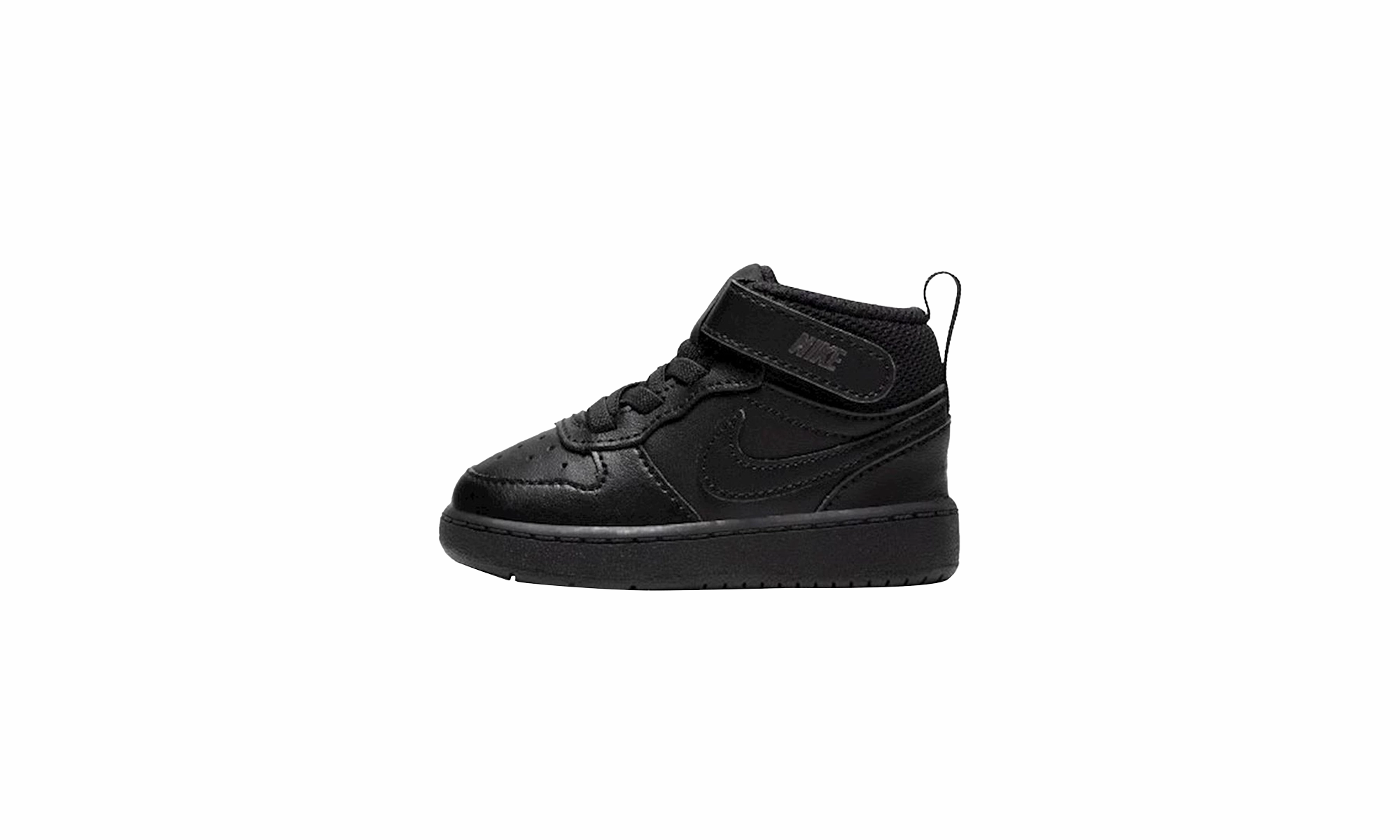 Court Borough Mid 2 Toddlers Style "Black/Black-Black" Nike Toddler shoes