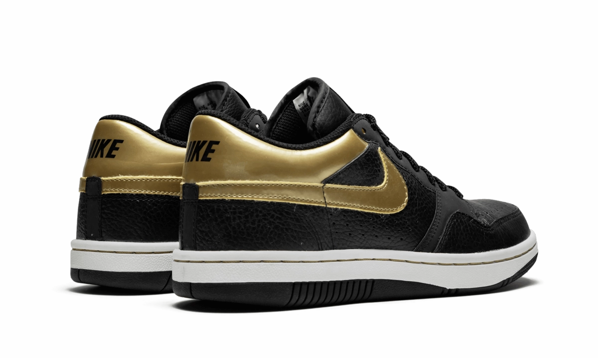 Court Force Low "Black and Gold" nike performance basketball shoes