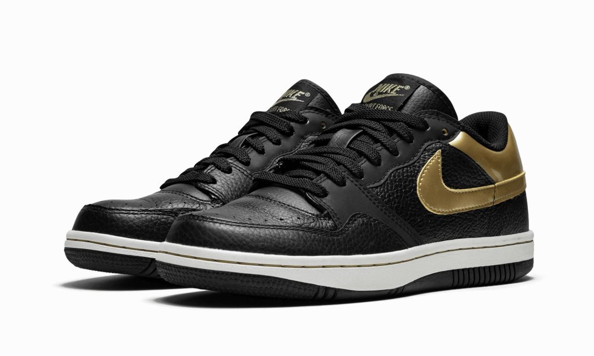 Court Force Low "Black and Gold" nike performance basketball shoes
