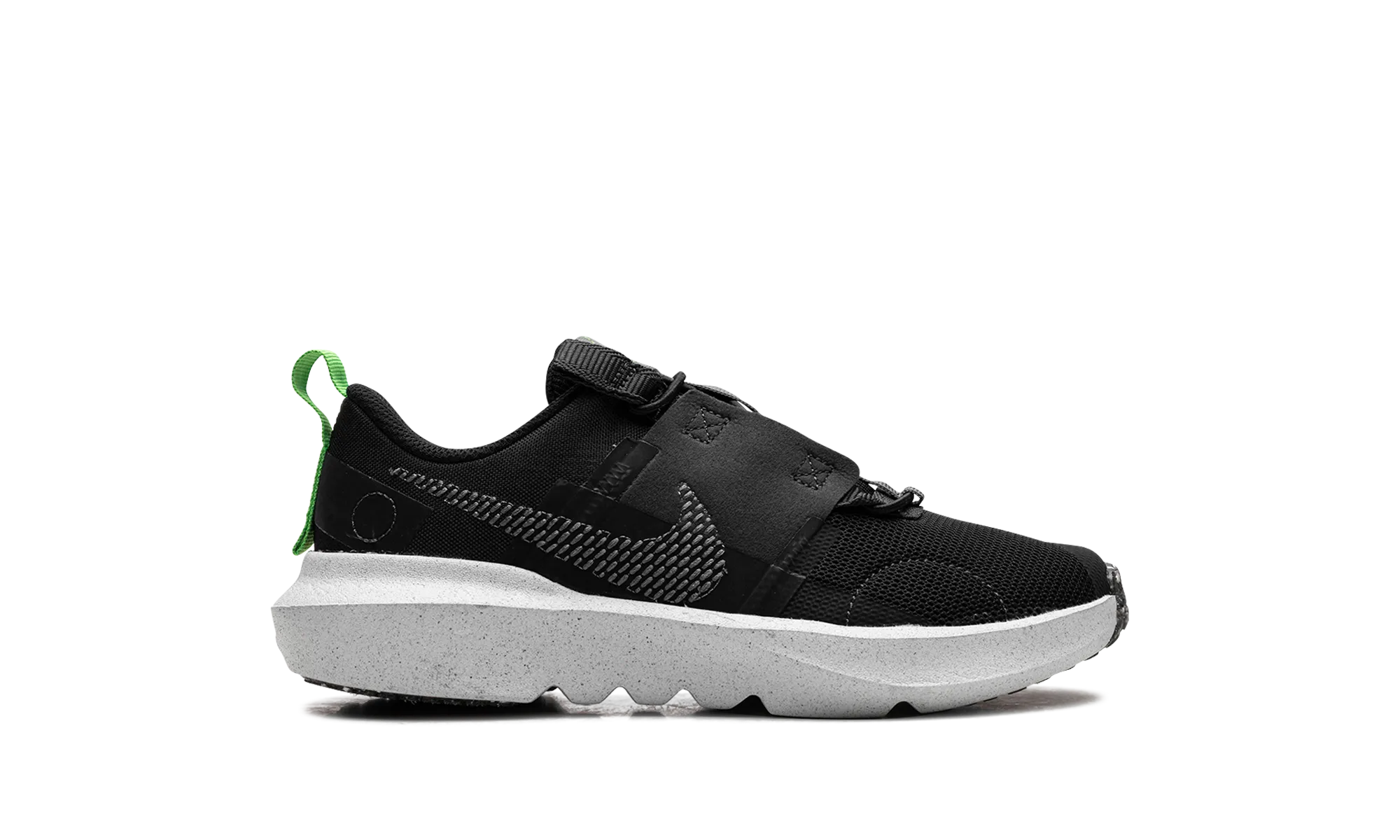 Crater Impact PS "BLACK/WHITE" nike preschool slip-on sneakers