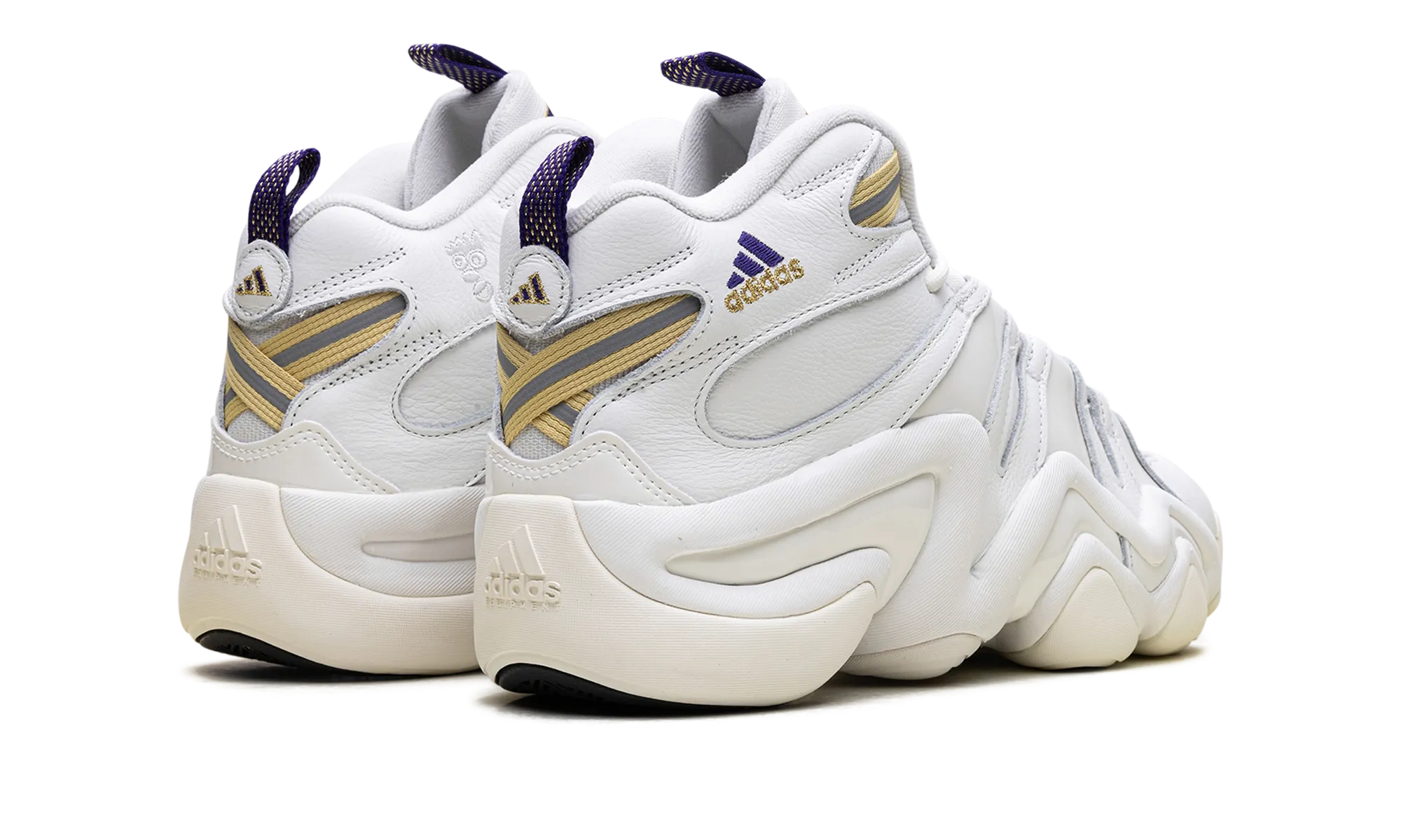 Crazy 8 "Core White Off White Collegiate Purple" adidas lifestyle mens shoes