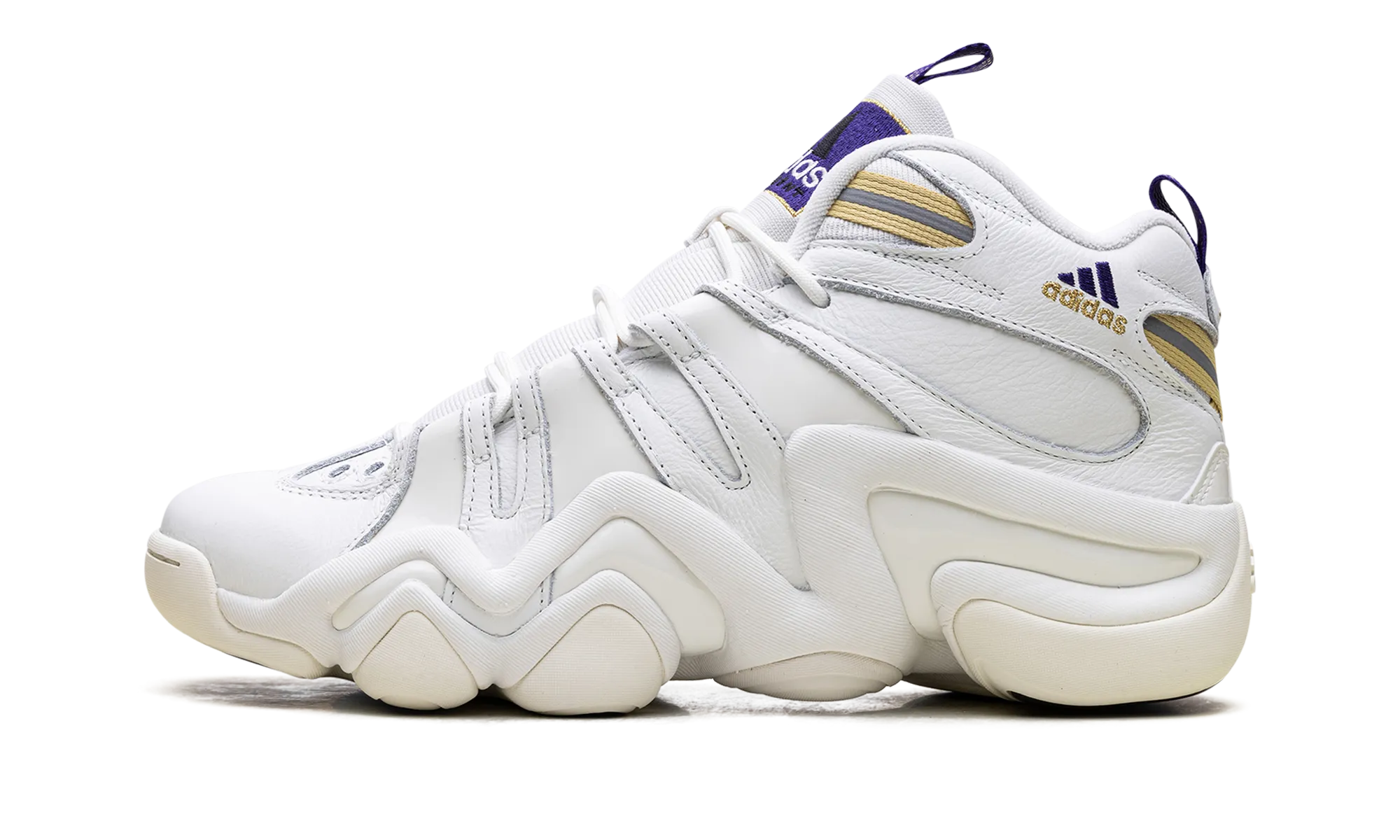 Crazy 8 "Core White Off White Collegiate Purple" Adidas Men's sneakers