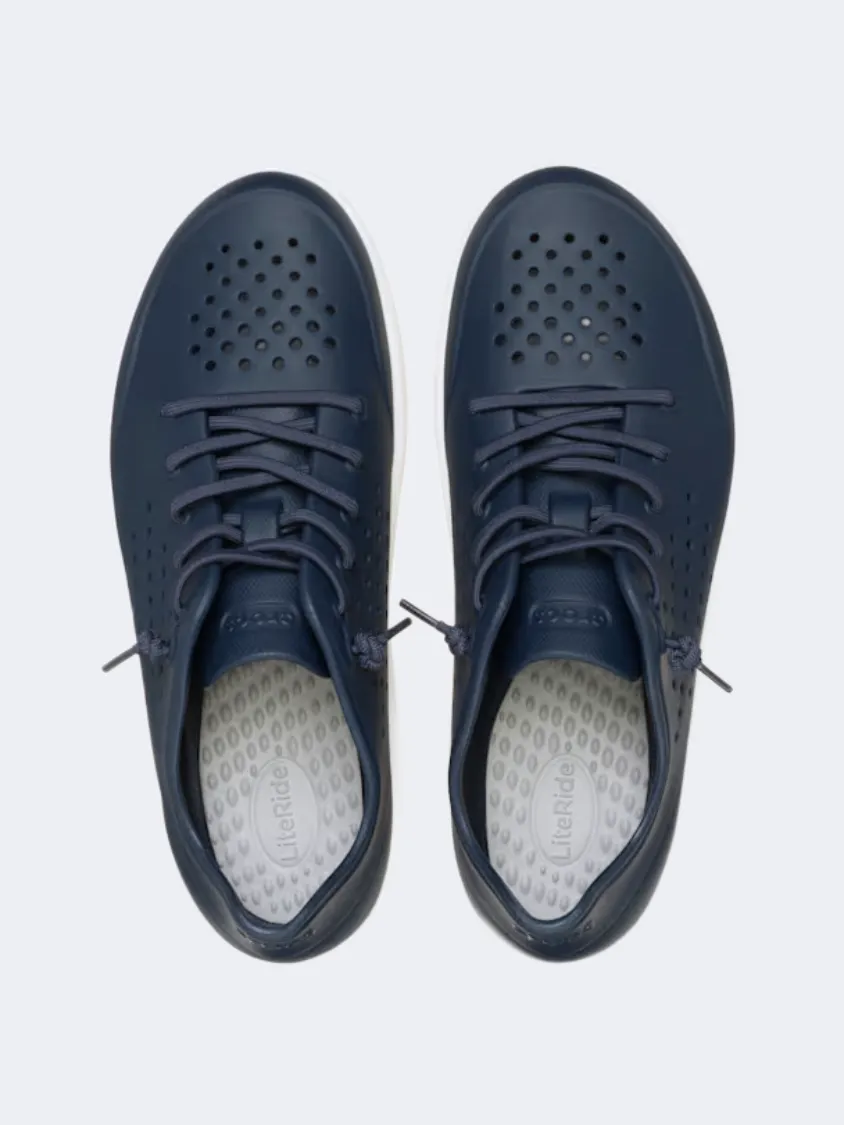 Crocs Inmotion Pacer Men Lifestyle Shoes Navy/White Mens Urban Style Comfort Shoes