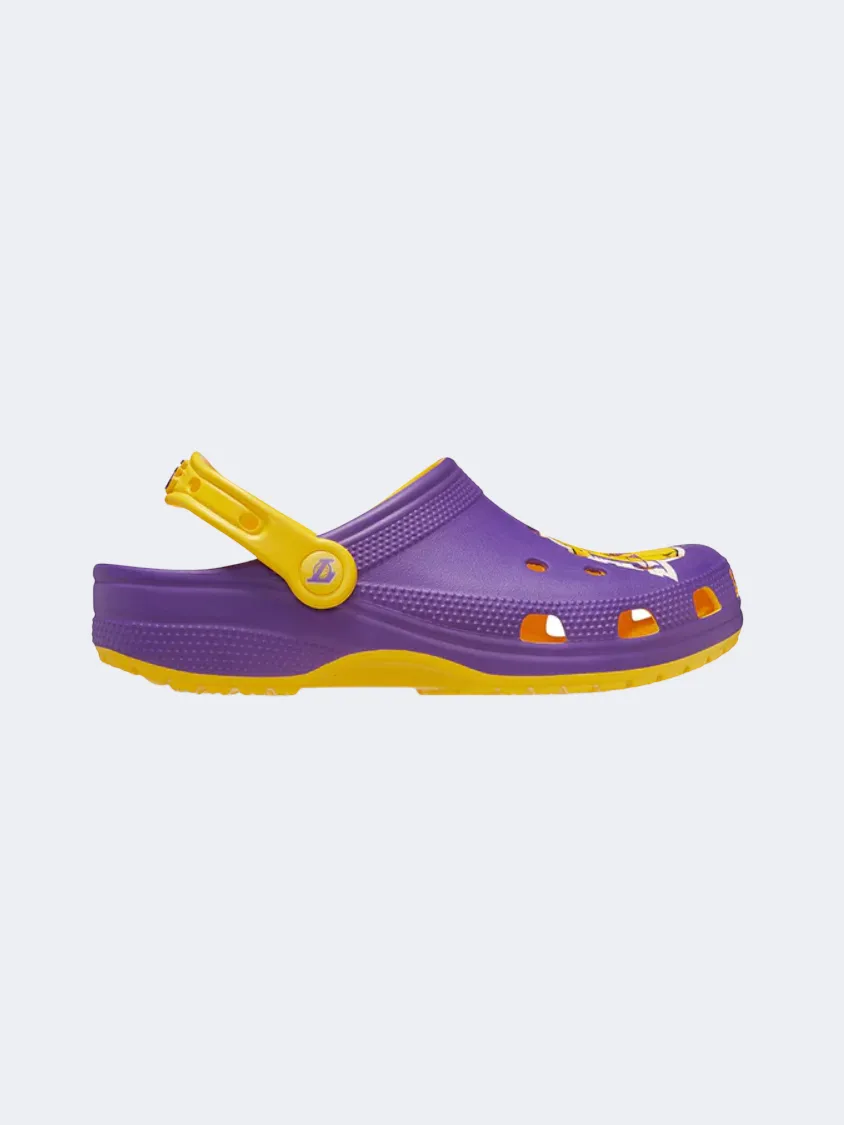 Crocs Los Angeles Lakers Clog Men Lifestyle Slippers Sunflower Mens shoes for everyday urban style