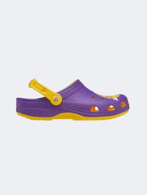 Crocs Los Angeles Lakers Clog Men Lifestyle Slippers Sunflower Mens shoes for everyday urban style