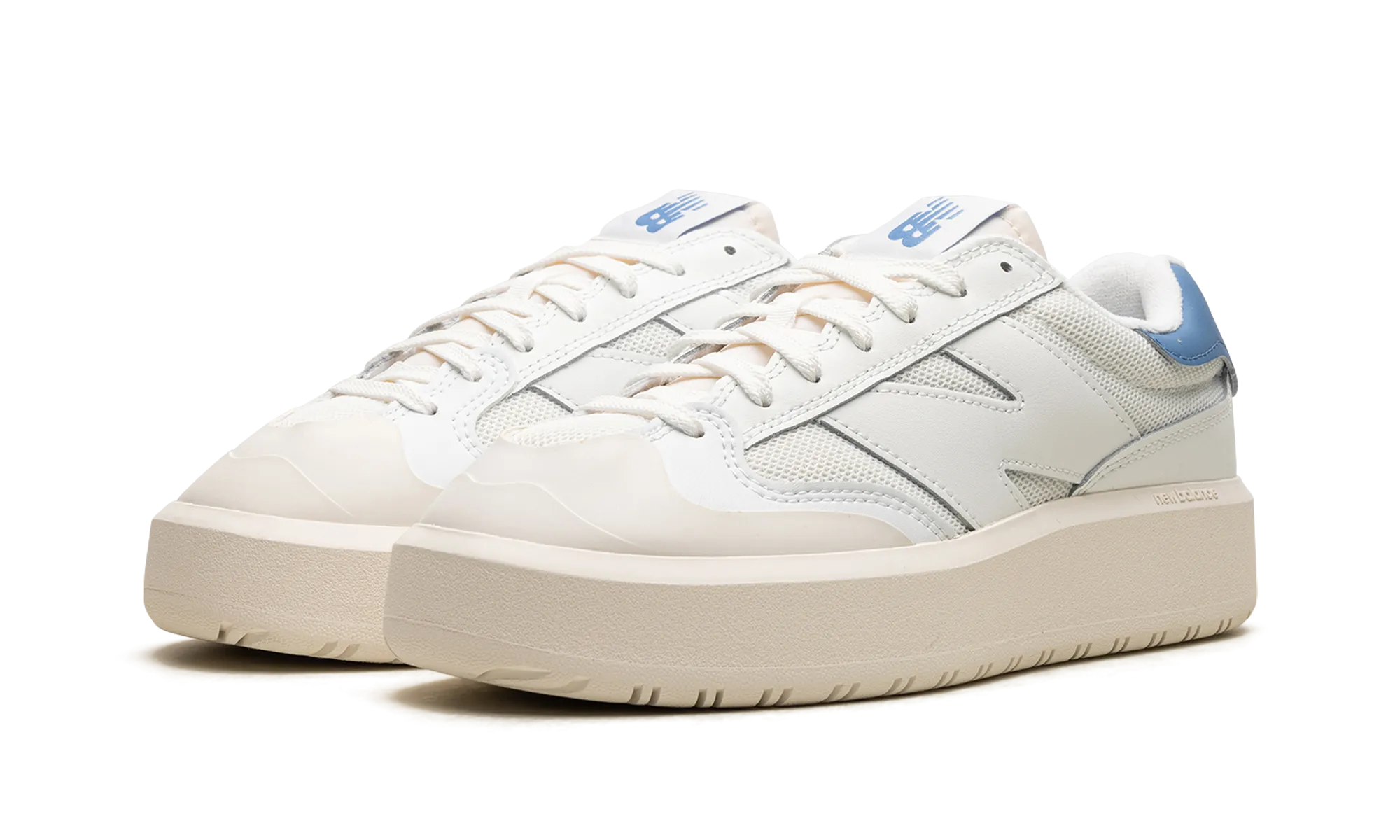 CT302 "White Heritage Blue" new balance mesh athletic shoes