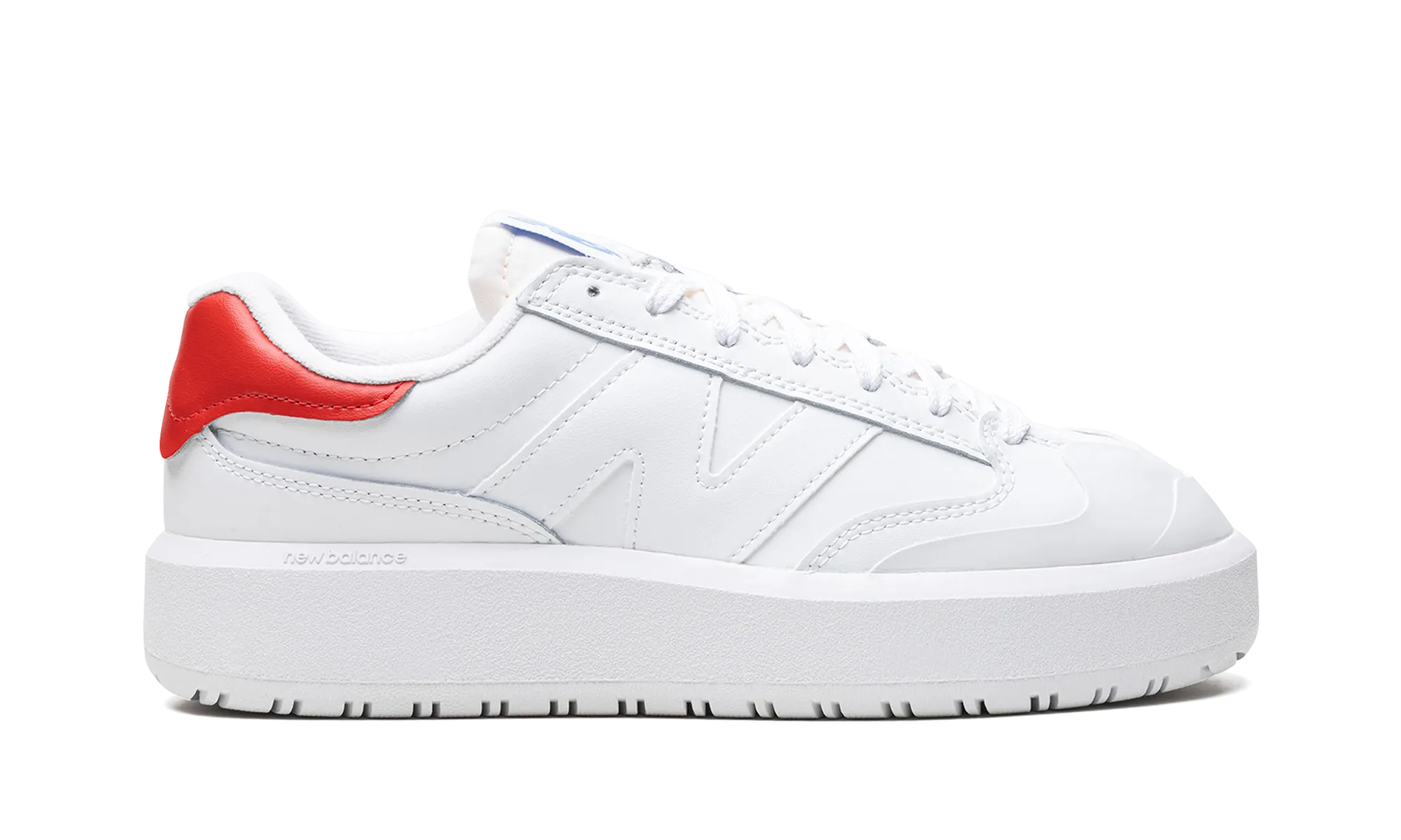 CT302 "White / True Red" new balance mens casual sneakers