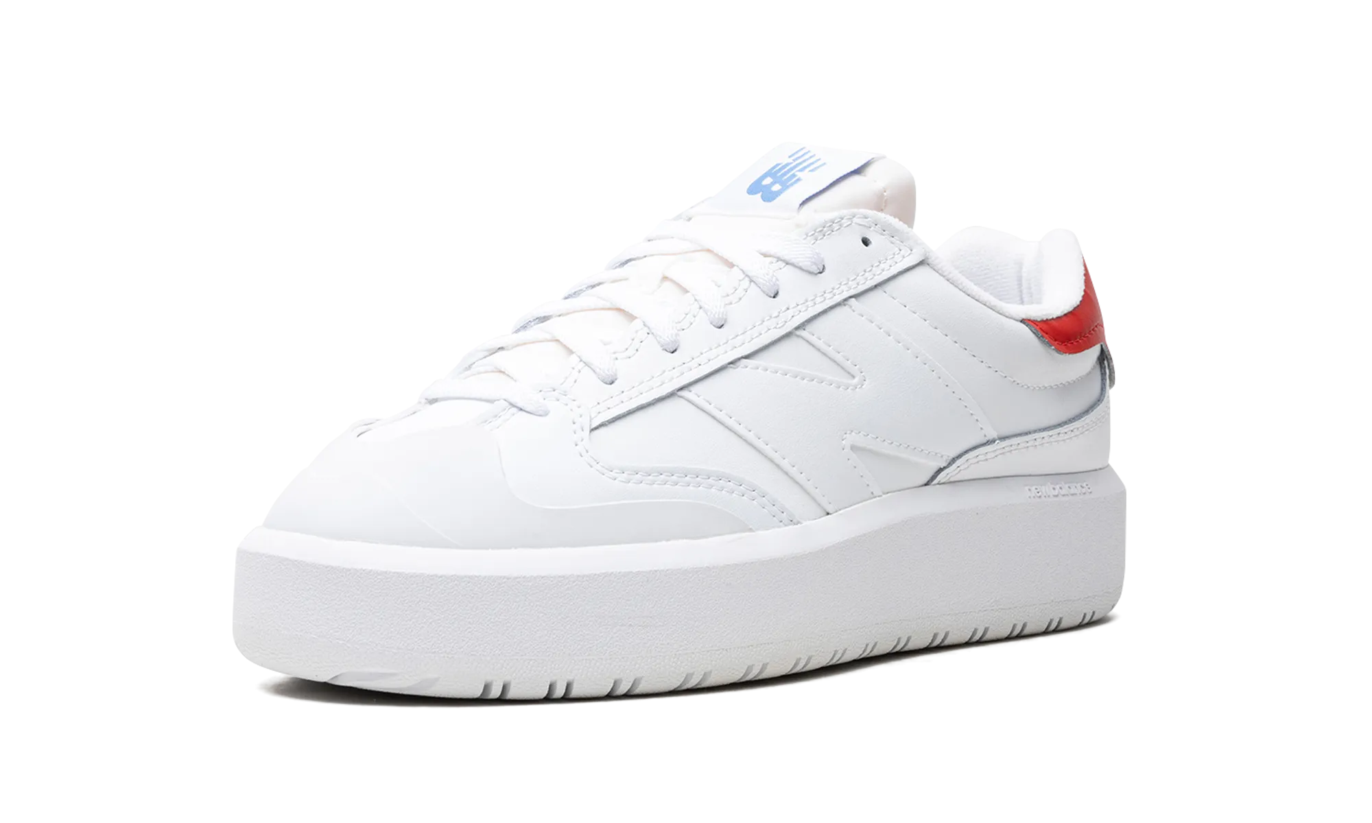 CT302 "White / True Red" new balance mens casual sneakers