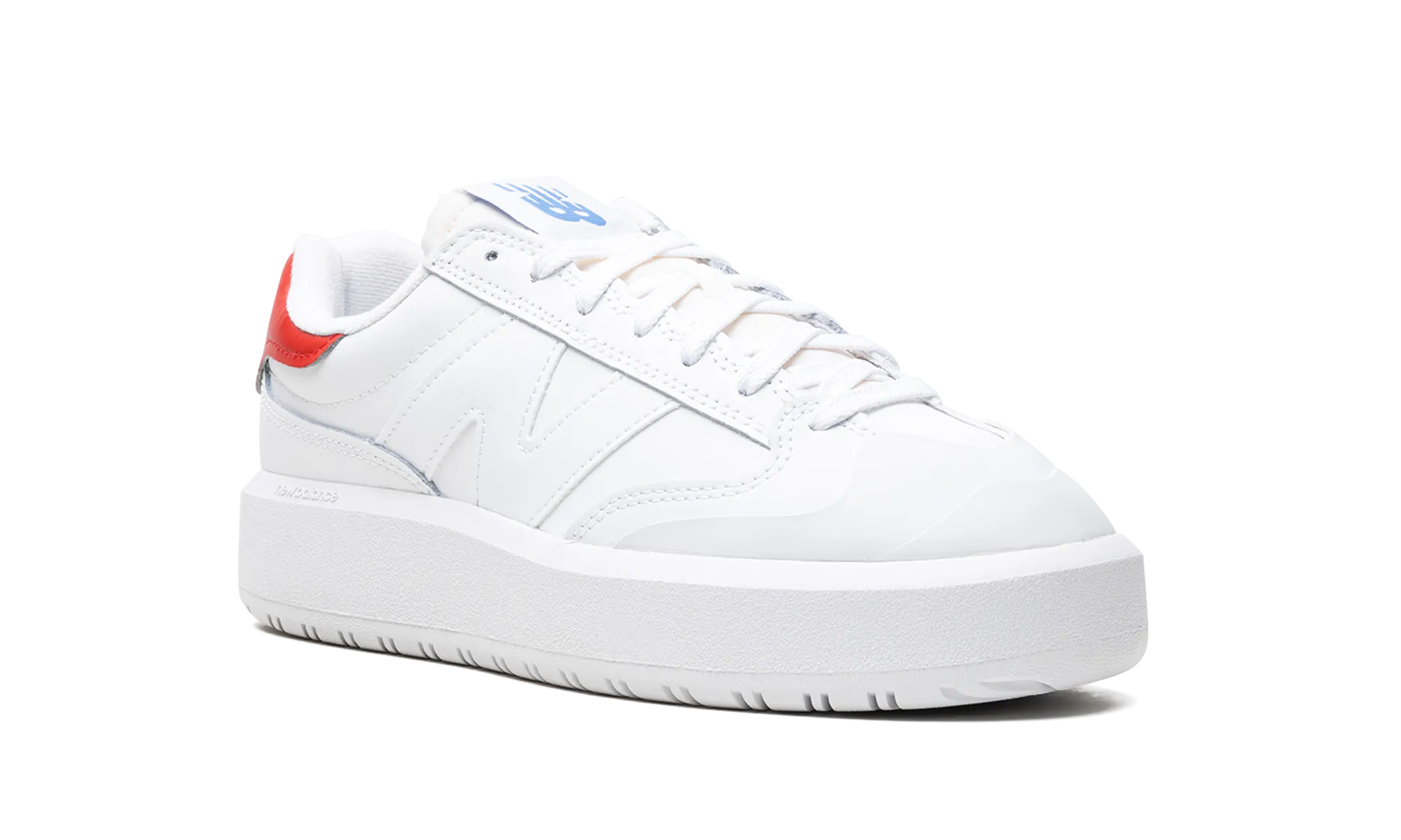 CT302 "White / True Red" new balance mens casual sneakers