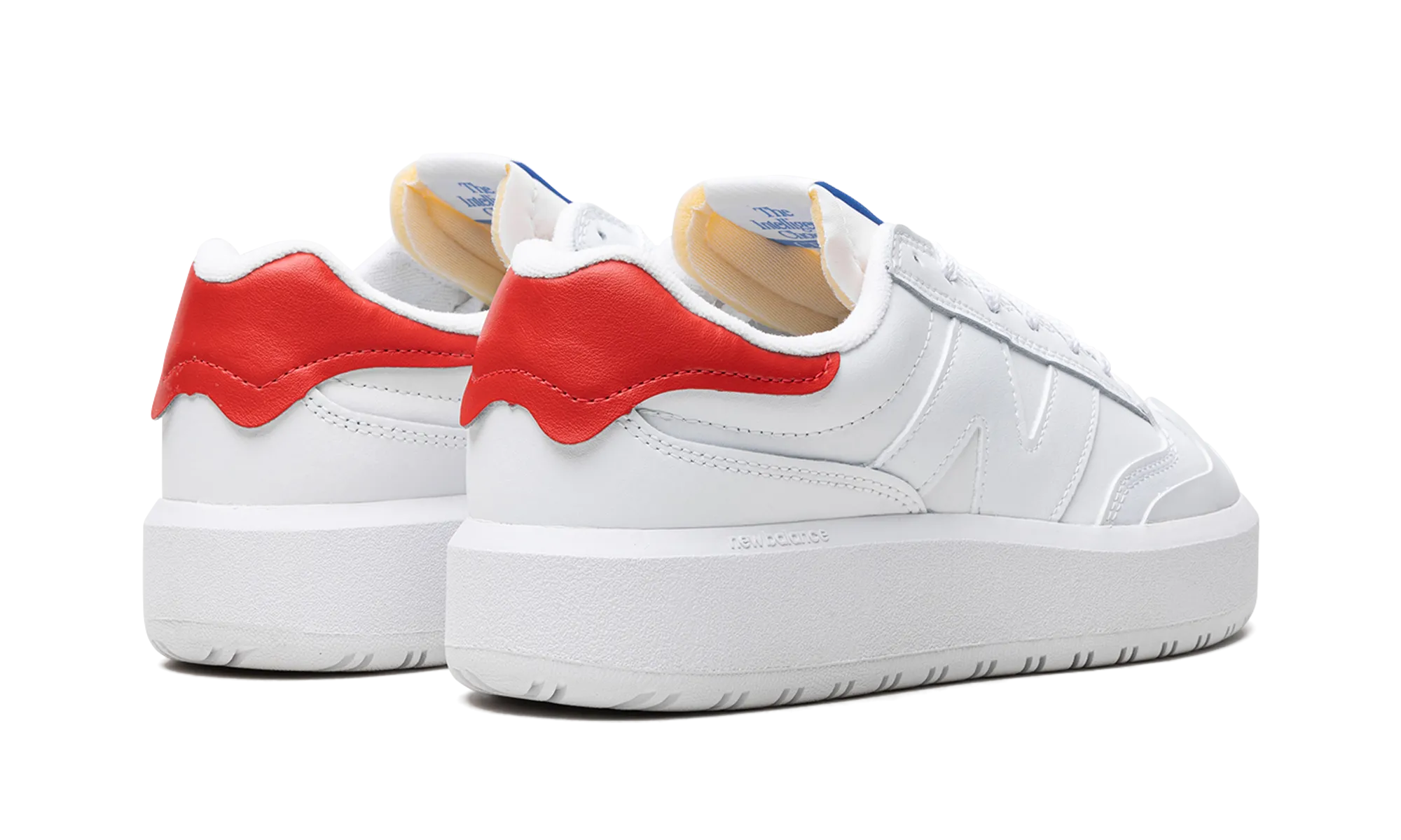 CT302 "White / True Red" new balance mens casual sneakers