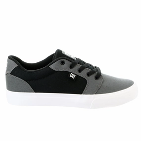 DC Anvil TX Skateboarding Sneaker Shoe - Dark Grey/Black - Mens DC shoe models