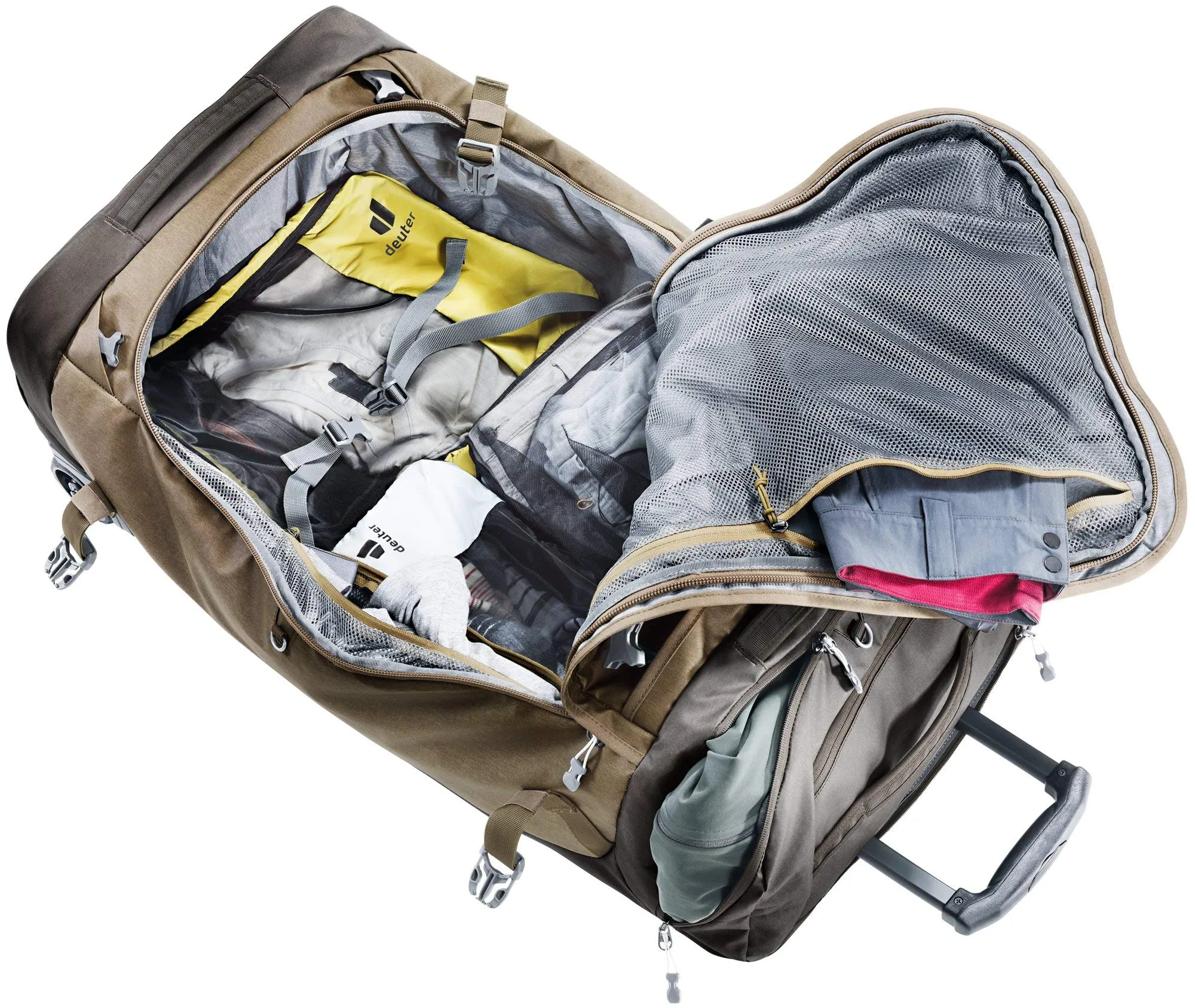 Deuter Aviant 90L 2-Wheel Wheeled Duffel Bags Bags Deuter