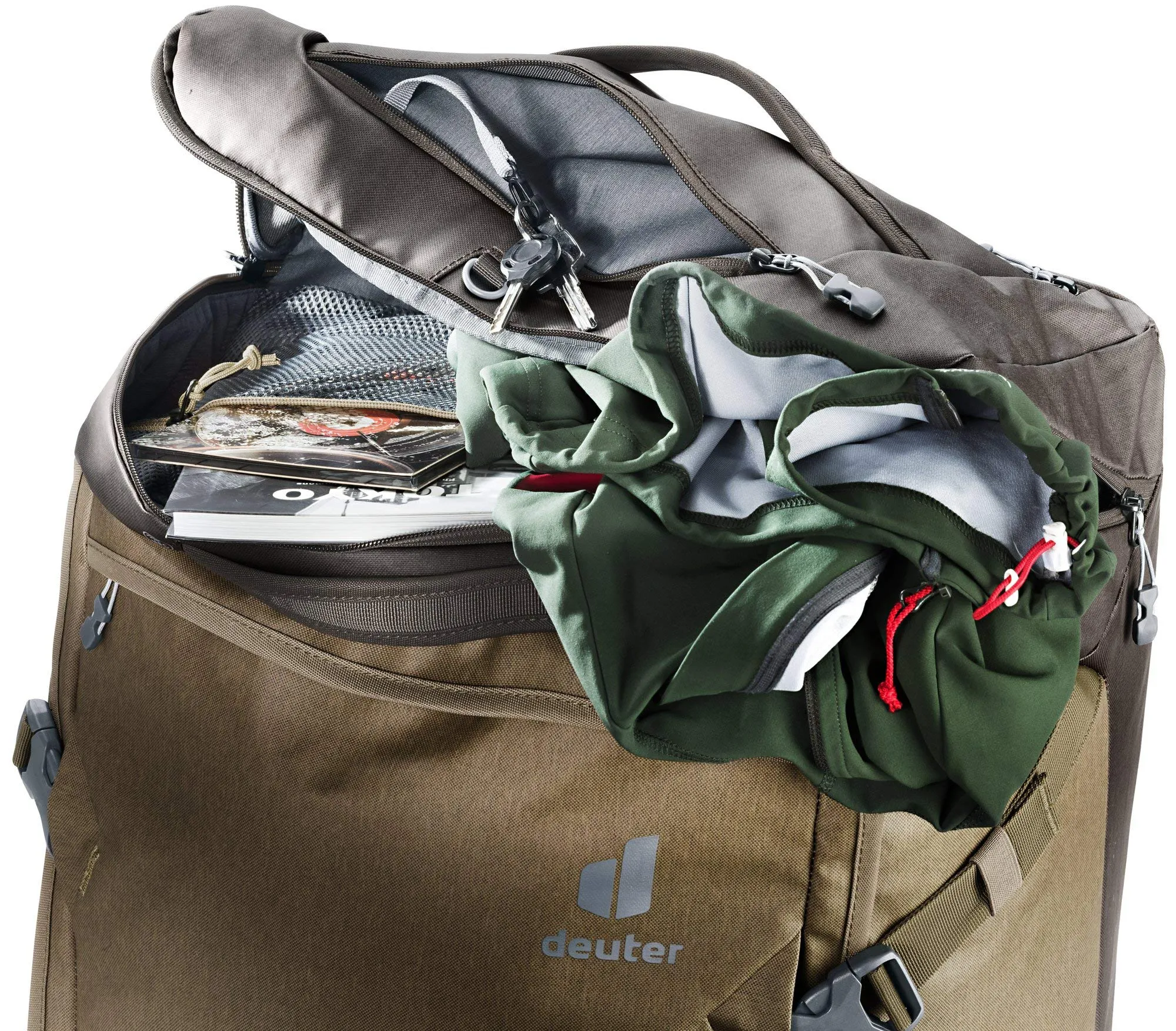 Deuter Aviant 90L 2-Wheel Wheeled Duffel Bags Bags Deuter