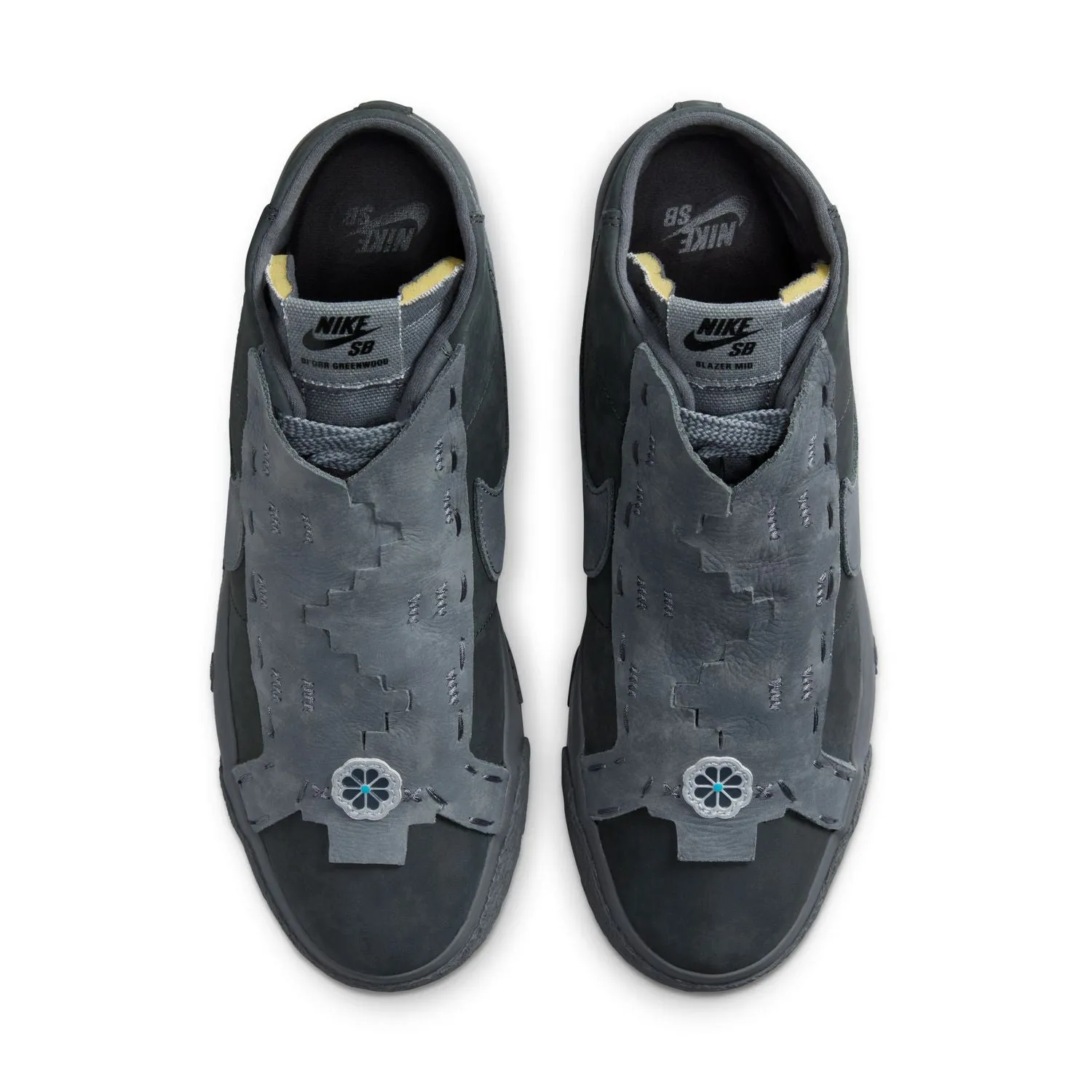   Di��orr Greenwood Zoom Blazer Mid QS 'Dark Smoke Grey'