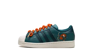Disney x Superstar C "Brave / Princess Merida" adidas preschool kids sneakers