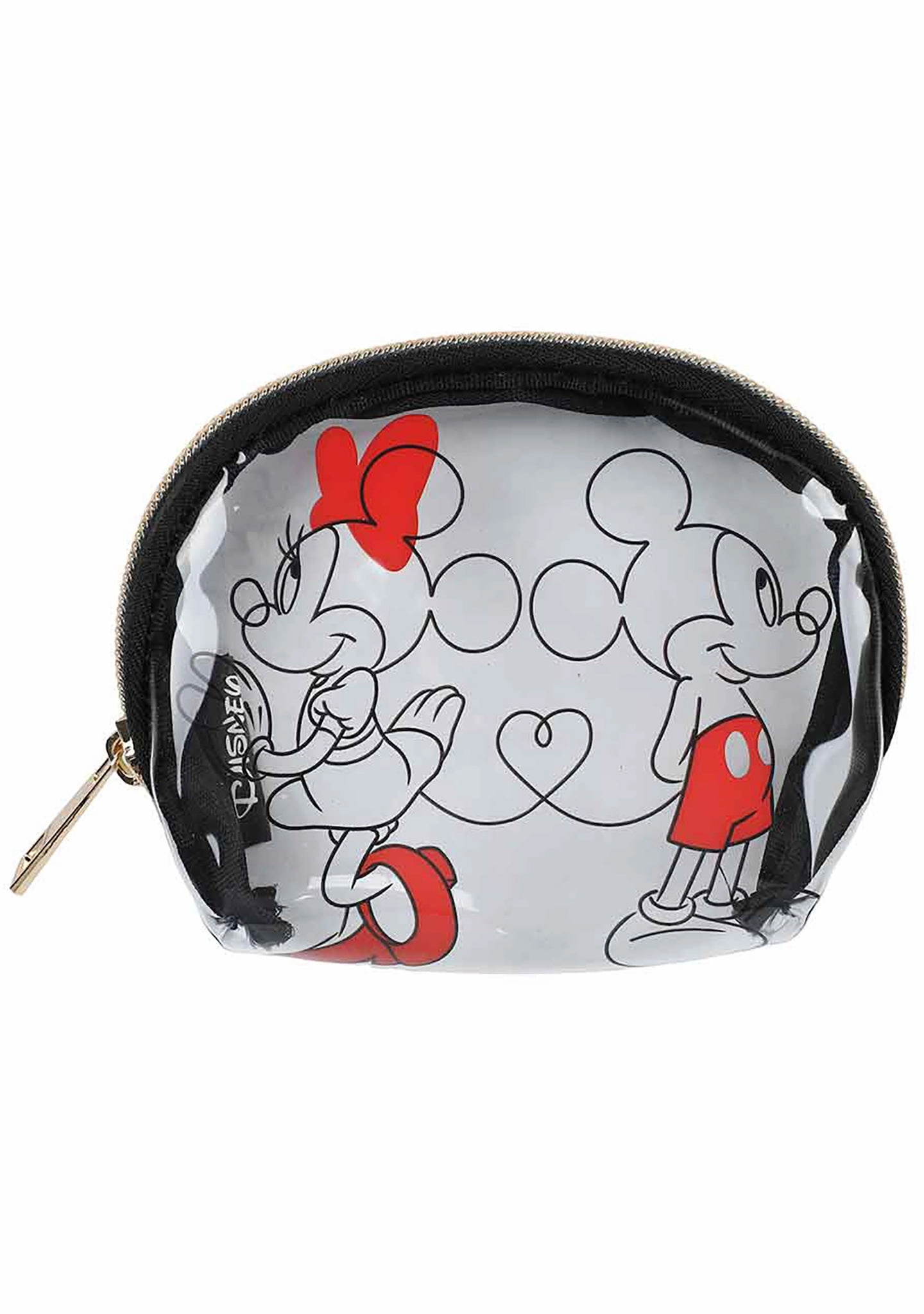 Disney Mickey & Minnie Love Travel 3PC Cosmetic Bags