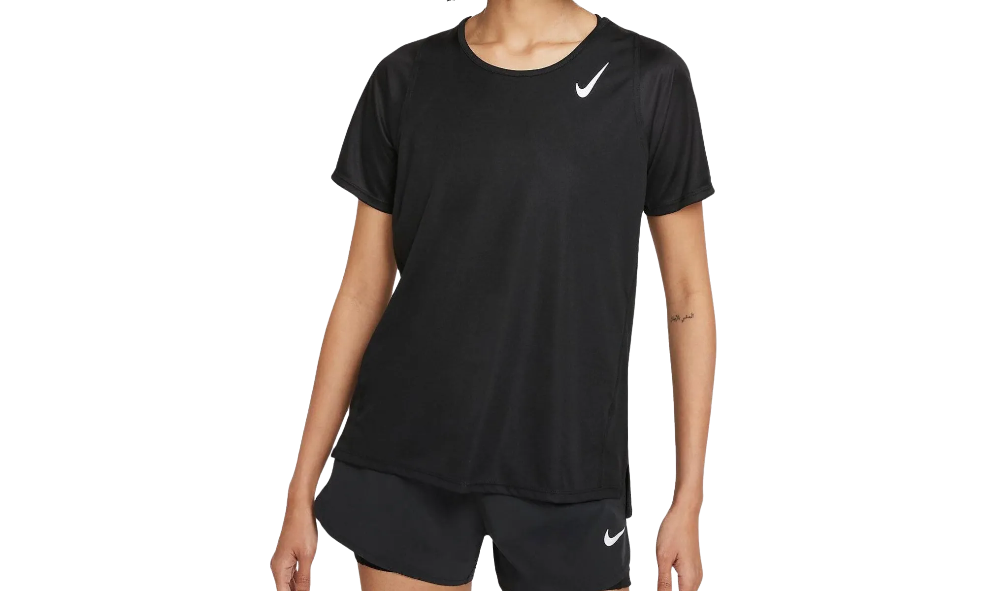 Dri-fit Race Short-sleeve Running Top WMNS "BLACK" nike stylish womens footwear