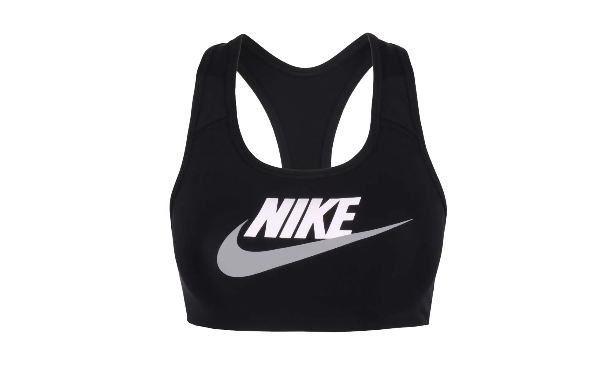 Dri-fit Swoosh Medium-support Graphic Sports Bra "Black/White" Nike Women's sneakers