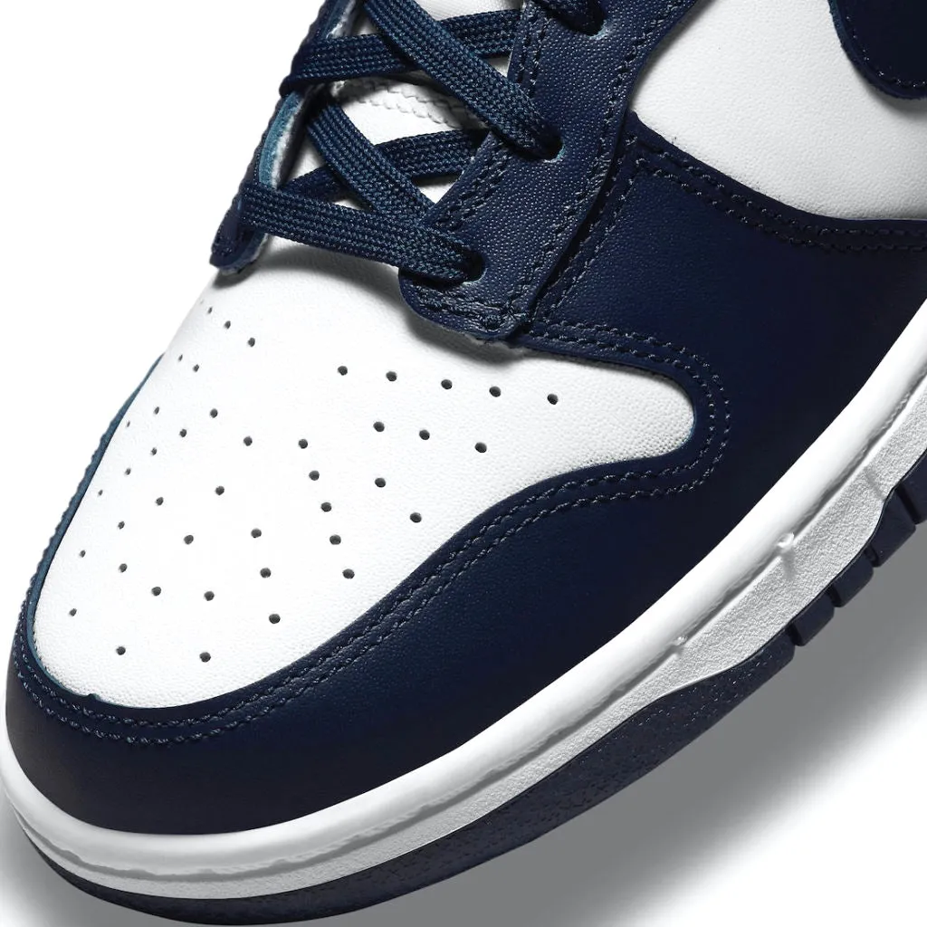 Dunk Hi Midnight Navy White Iconic Sneakers