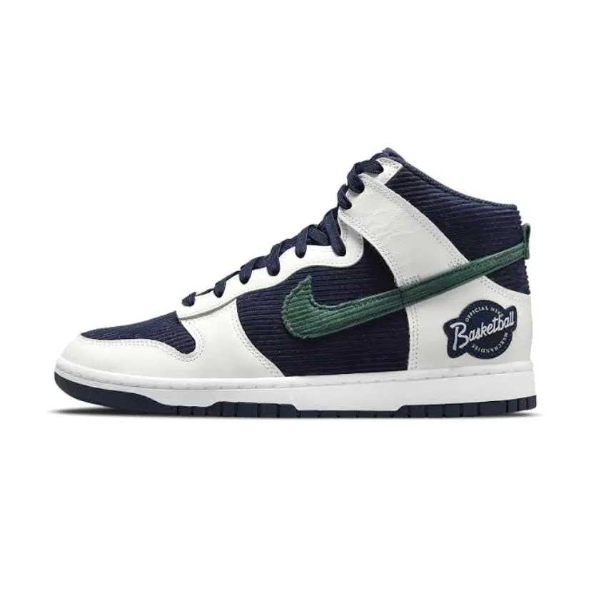 Dunk Hi Premium College Navy Noble Green Iconic Sneakers