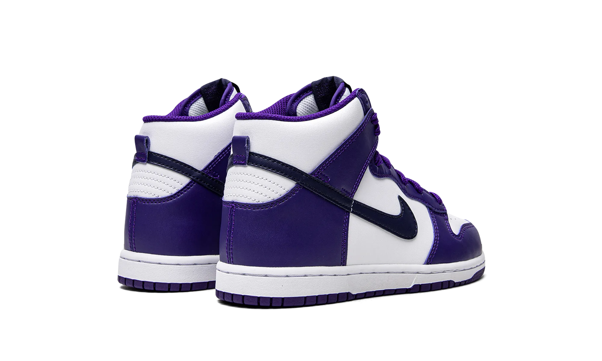 DUNK HI (PS) "Navy/Purple" nike preschool slip-on sneakers