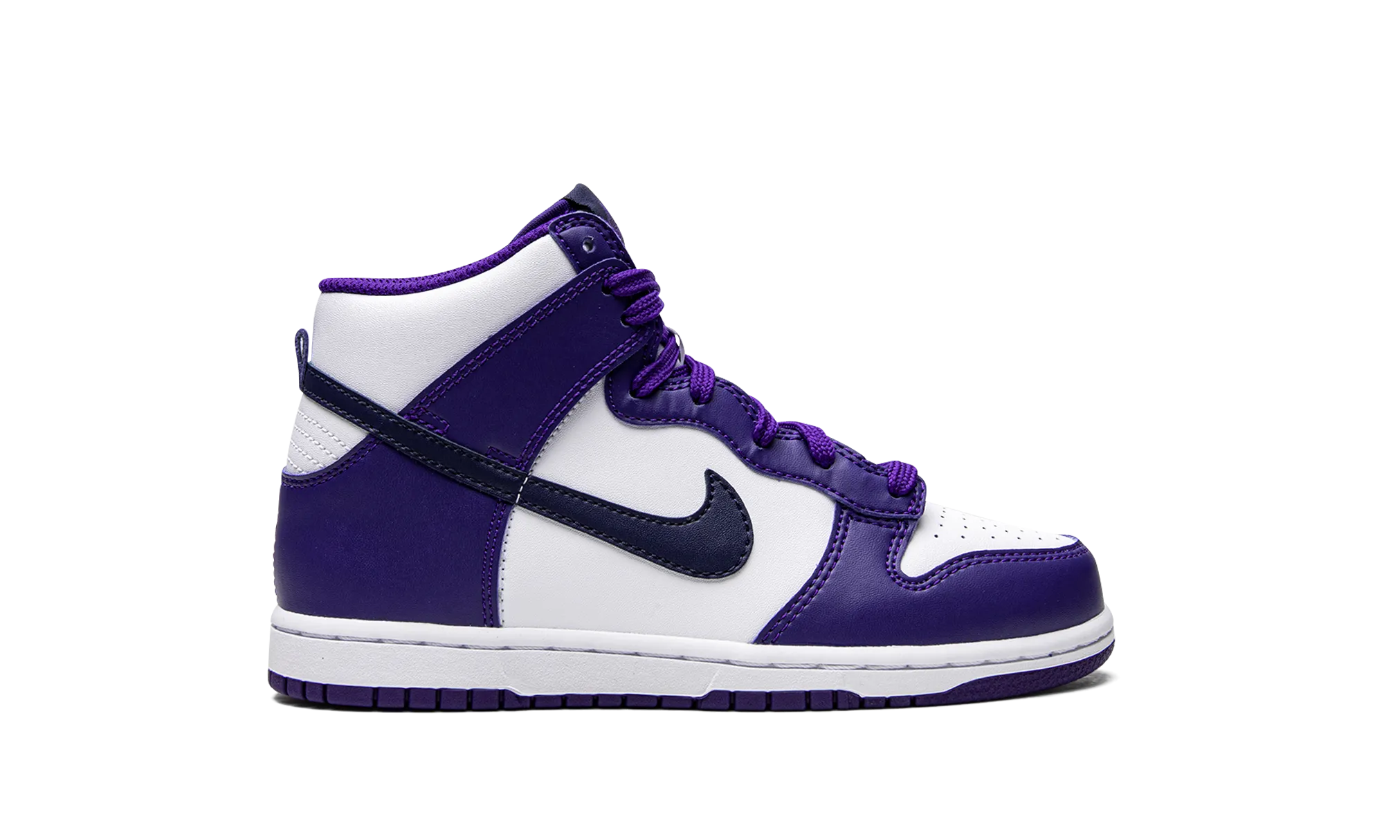 DUNK HI (PS) "Navy/Purple" nike preschool slip-on sneakers