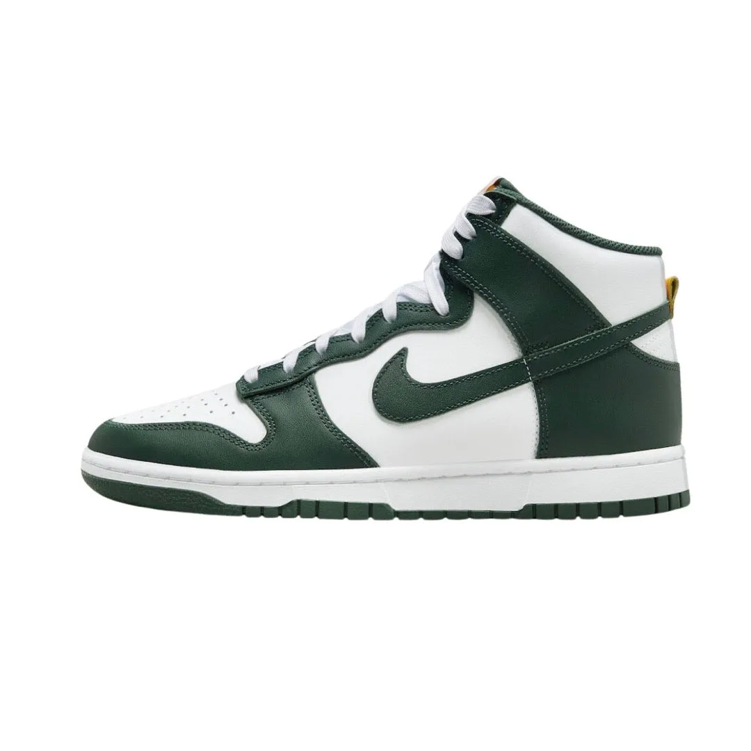 Dunk Hi Retro Australia Noble Green White Nike Dunk sneakers with classic silhouette