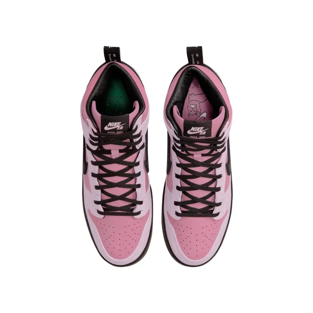 Dunk Hi Retro KCDC Elemental Pink Black Iconic Sneakers