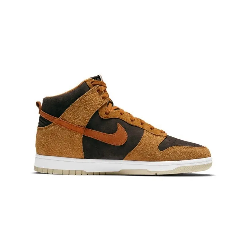 Dunk Hi Retro Premium Velvet Brown Dark Russet Iconic Sneakers