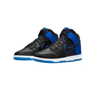 Dunk Hi Retro Special Edition Hyper Royal Camo White Nike Dunk sneakers with classic silhouette