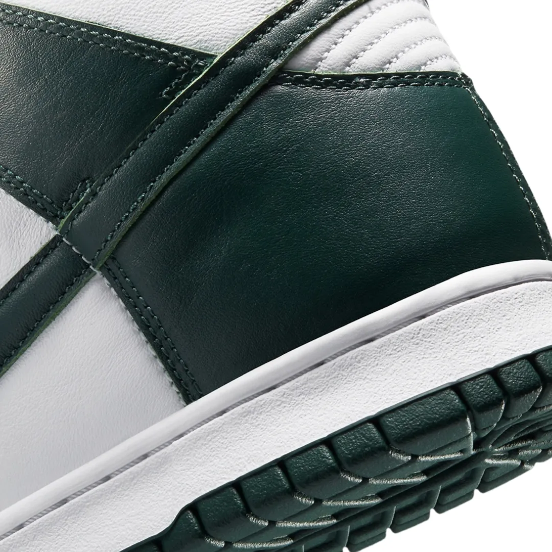 Dunk Hi Spartan Green White Iconic Sneakers
