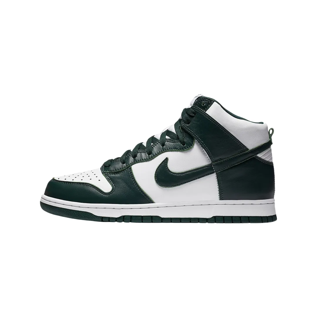Dunk Hi Spartan Green White Iconic Sneakers