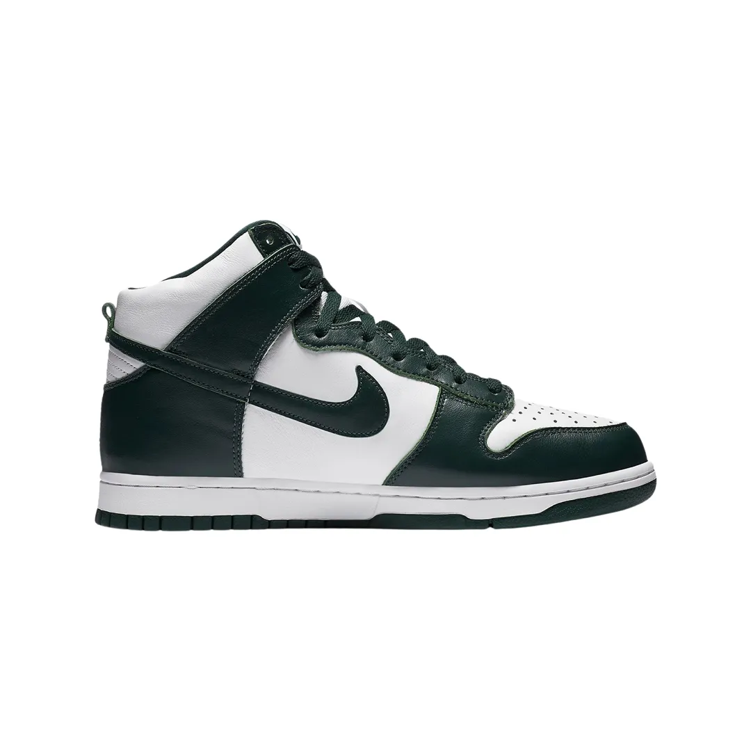 Dunk Hi Spartan Green White Iconic Sneakers