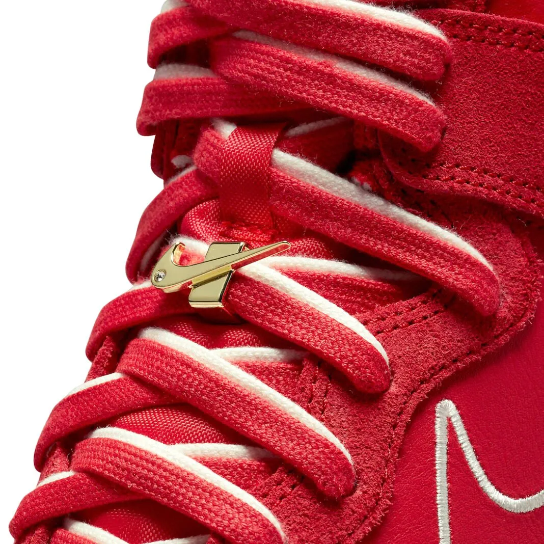 Dunk High First Use Red By Nike Iconic Sneakers