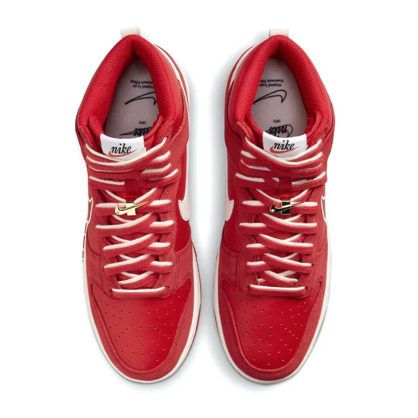 Dunk High First Use Red By Nike Iconic Sneakers