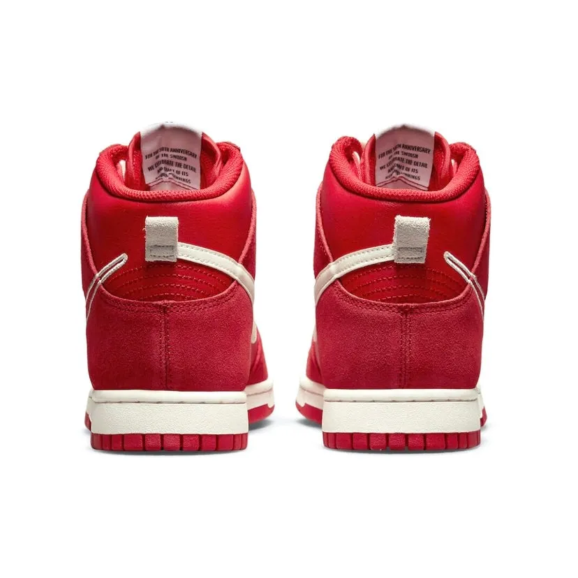 Dunk High First Use Red By Nike Iconic Sneakers