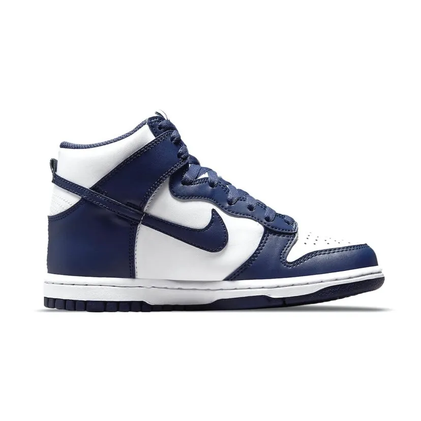 Dunk High GS Midnight Navy White Iconic Sneakers