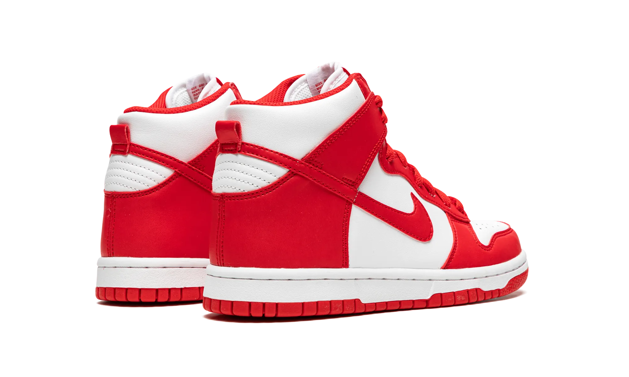 Dunk High GS "White / University Red" nike school-ready sneakers