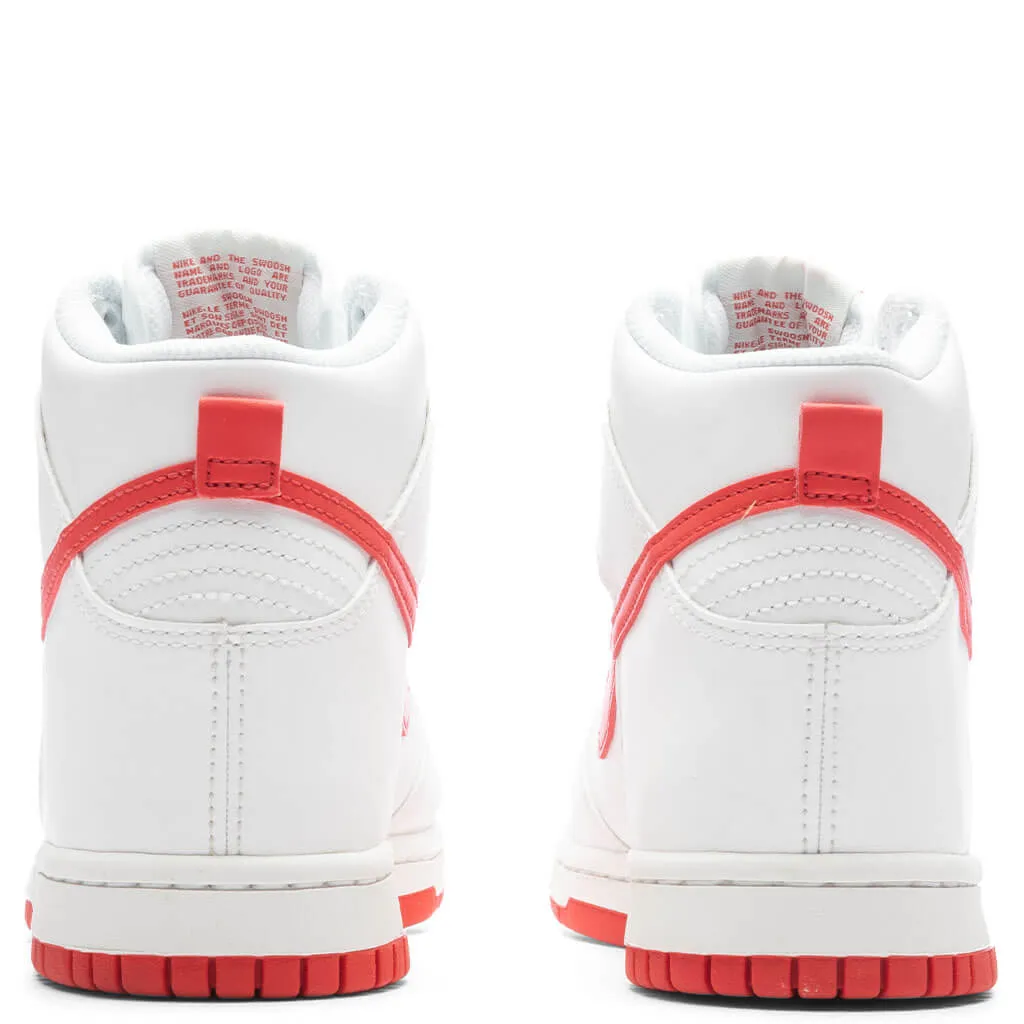 Dunk High (GS) - Summit/White/Track Red Nike trainers with responsive foam